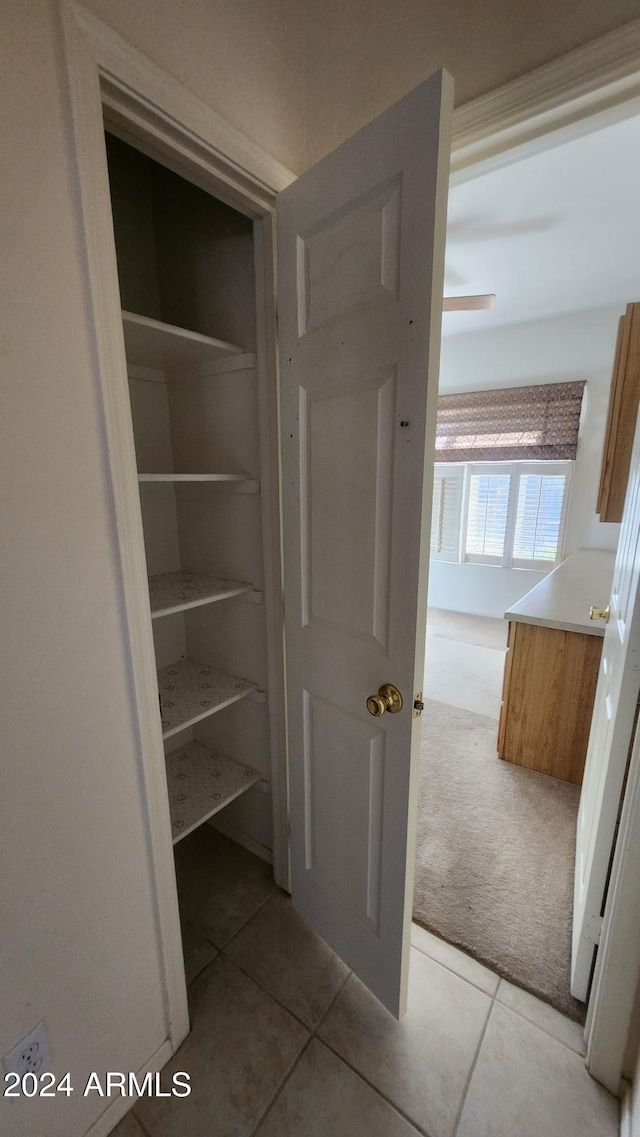 view of closet