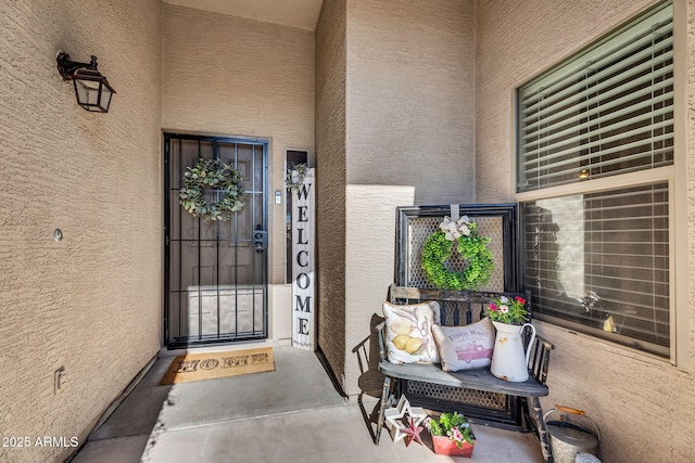 32881 N Hidden Canyon Dr, San Tan Valley, AZ 85144 - view of exterior entry with stucco siding
