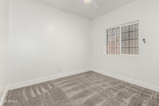 3614 W Granada Rd, Phoenix, AZ 85009 - empty room with carpet floors and a ceiling fan