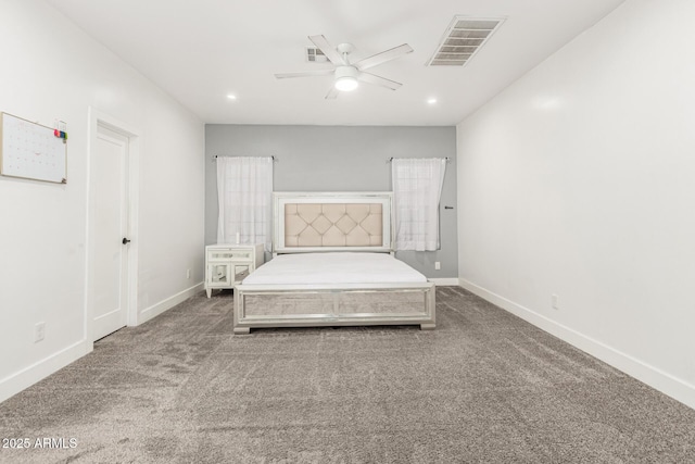 3614 W Granada Rd, Phoenix, AZ 85009 - carpeted bedroom featuring ceiling fan and recessed lighting