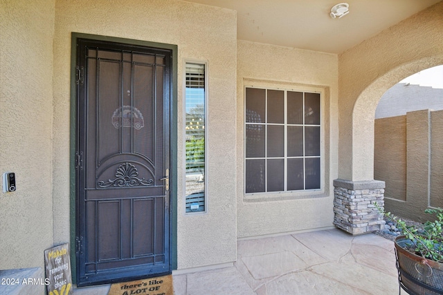 view of entrance to property