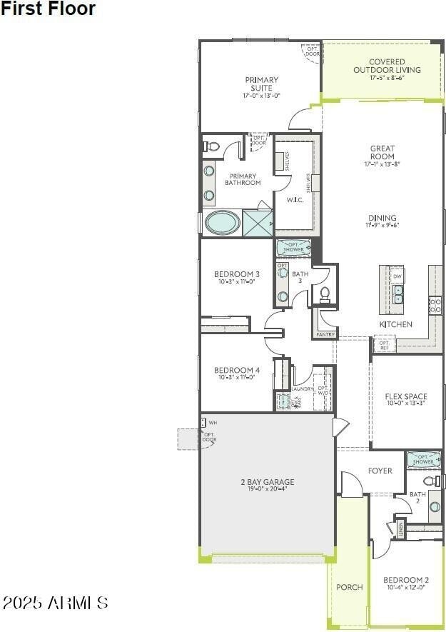 5901 S Red Rock St, Gilbert, AZ 85298 - home floor plan