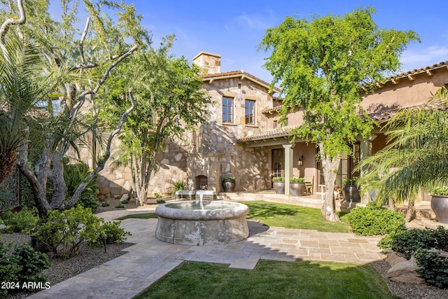 exterior space with a patio area