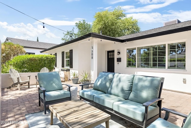 3308 N 51st St, Phoenix, AZ 85018 - view of patio / terrace with an outdoor hangout area