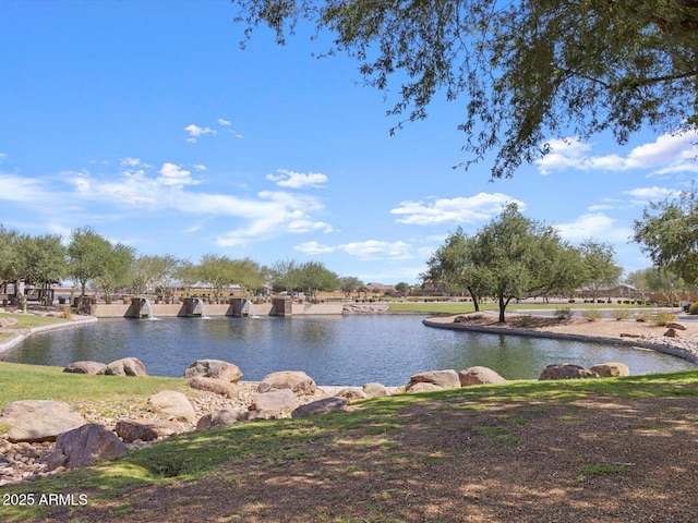 property view of water