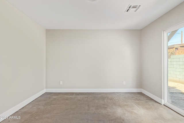 view of empty room