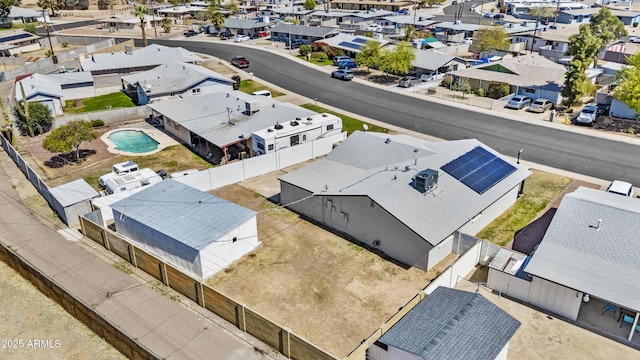 drone / aerial view featuring a residential view