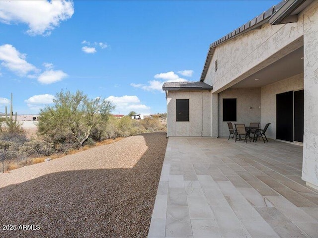 exterior space featuring a patio