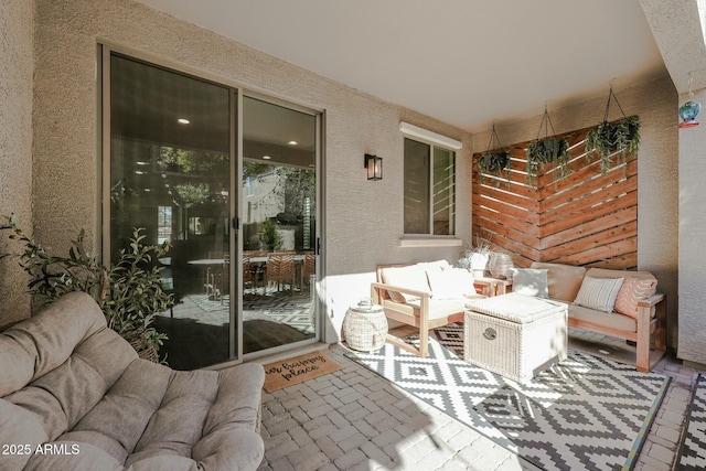 18841 E Pelican Ct, Queen Creek, AZ 85142 - view of patio with an outdoor hangout area