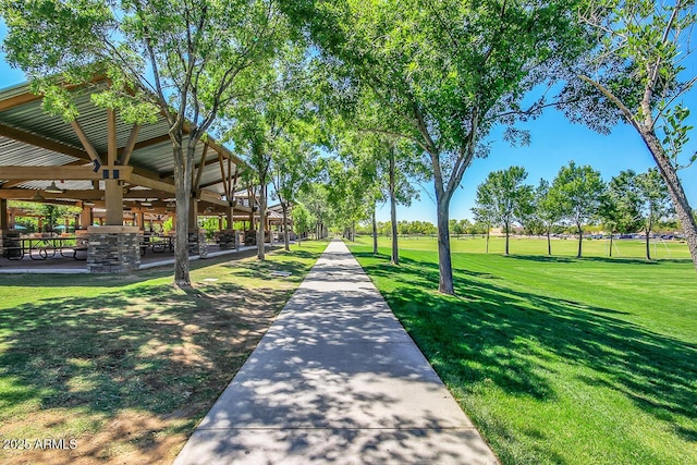 4038 E Wrangler Ct, Gilbert, AZ 85297 - view of property's community featuring a yard