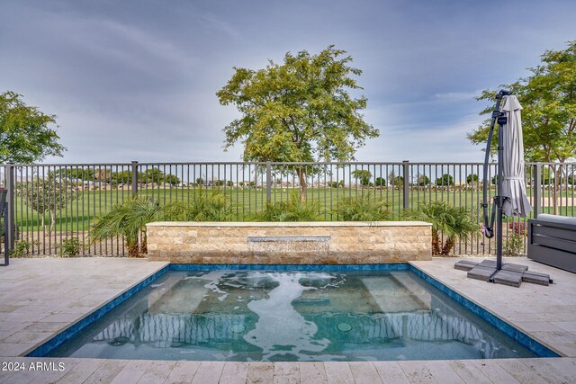 view of pool