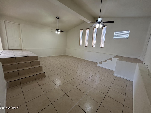 3814 N 55th Dr, Phoenix, AZ 85031 - empty room featuring a ceiling fan, light tile patterned floors, and plenty of natural light
