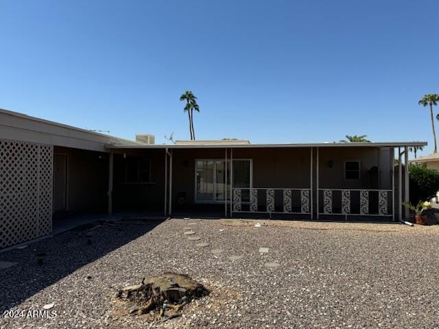 view of back of property