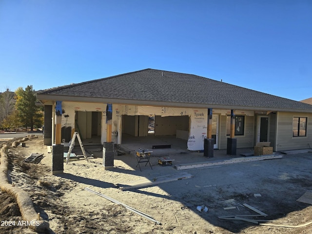 view of rear view of property