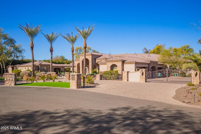 view of mediterranean / spanish-style house