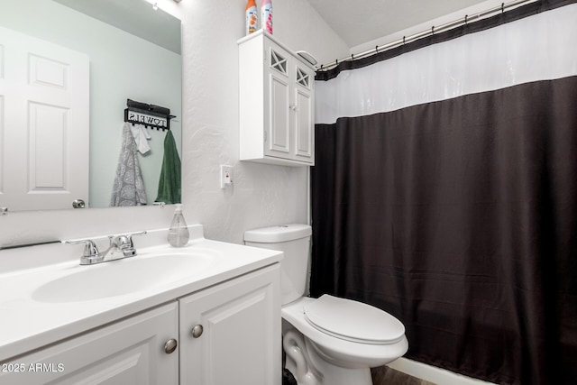 11132 W Indiana Ave, Youngtown, AZ 85363 - full bathroom with toilet, vanity, and curtained shower