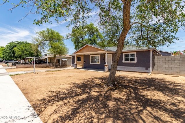 11132 W Indiana Ave, Youngtown, AZ 85363 - view of ranch-style home