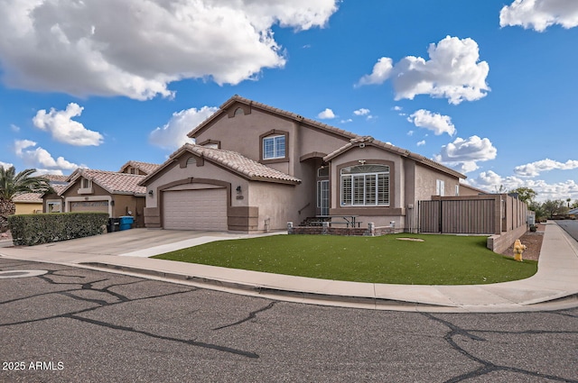 view of front of house featuring a front yard