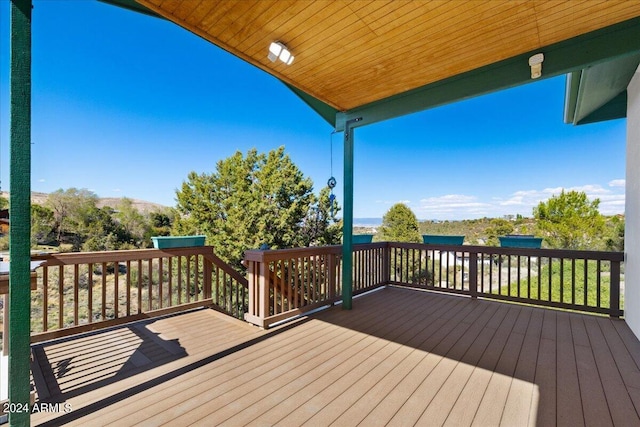 view of deck