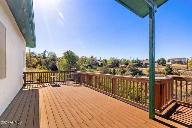 view of deck