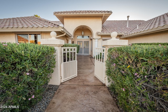 view of property entrance