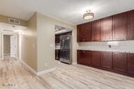 kitchen featuring light hardwood / wood-style flooring