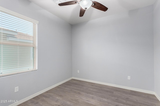 5550 N 16th St Unit 166, Phoenix, AZ 85016 - empty room featuring wood finished floors and a ceiling fan