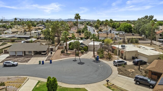 2916 S Revere Cir, Mesa, AZ 85210 - aerial view of residential area with a mountainous background