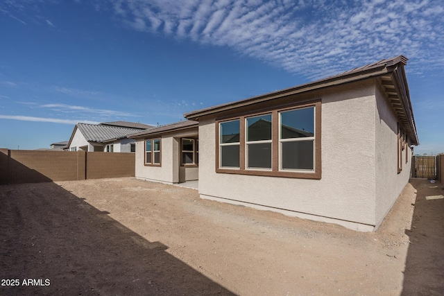 view of back of property