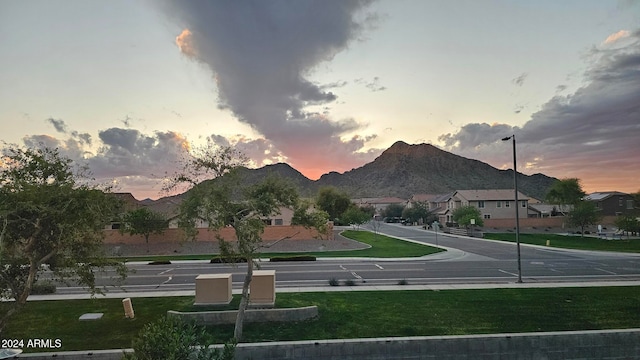 view of mountain feature