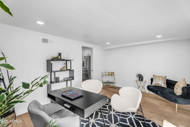 14635 N 37th Pl, Phoenix, AZ 85032 - living area with wood finished floors, recessed lighting, and baseboards