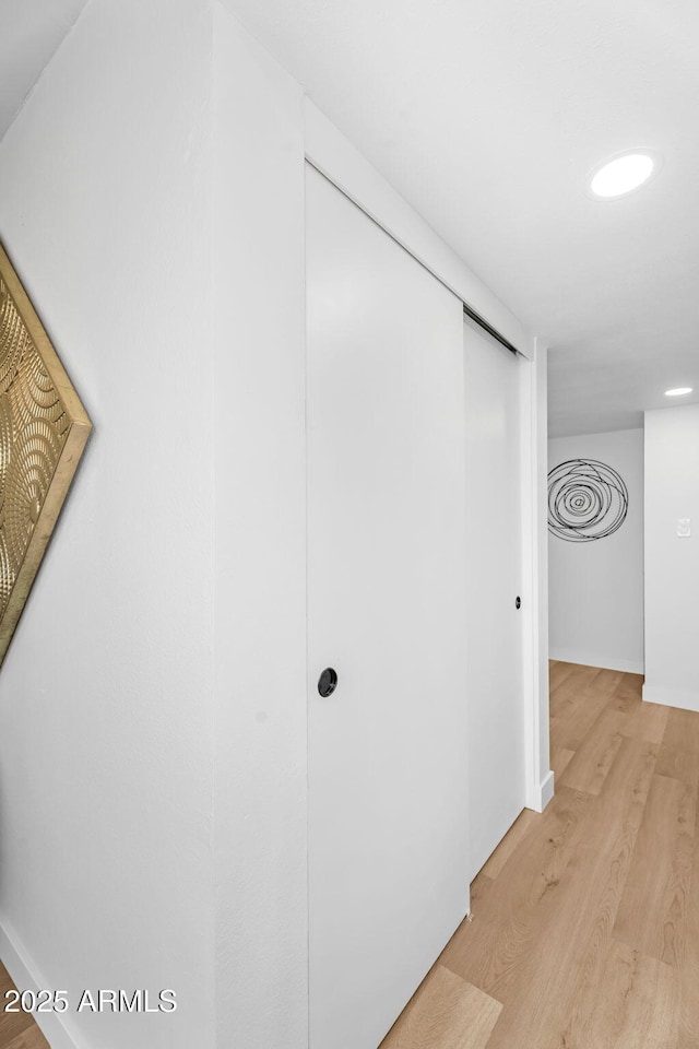 14635 N 37th Pl, Phoenix, AZ 85032 - corridor featuring light wood finished floors and baseboards
