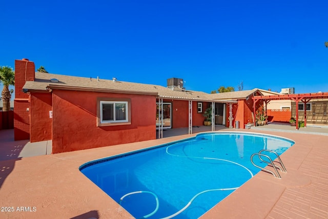 8623 W Indianola Ave, Phoenix, AZ 85037 - view of pool featuring a patio, a fenced in pool, and fence