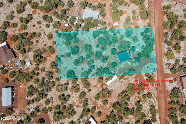 5766 N Juliane Dr, Williams, AZ 86046 - map / location with property boundaries highlighted