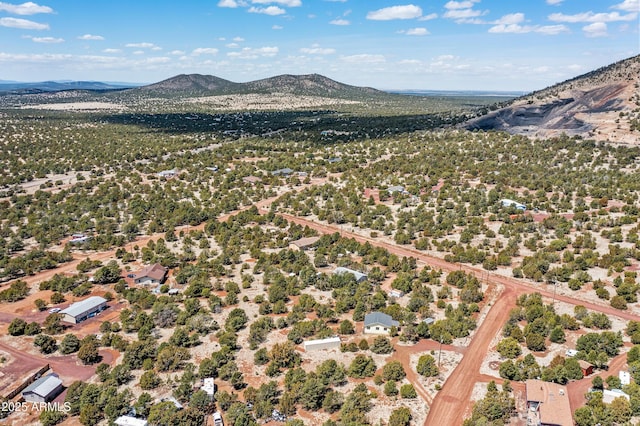 5766 N Juliane Dr, Williams, AZ 86046 - aerial view of a mountain backdrop