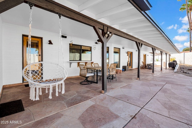 view of patio / terrace with grilling area