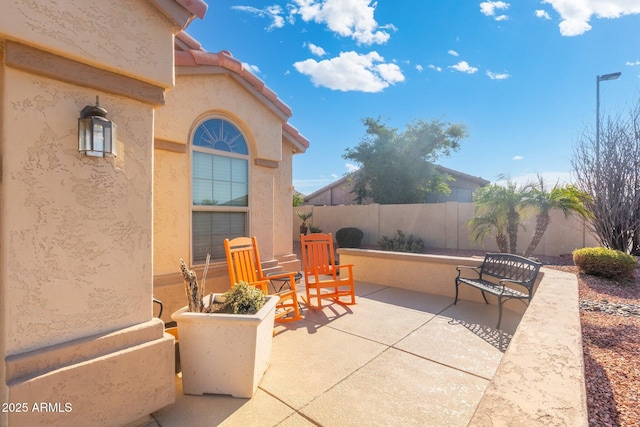 view of patio