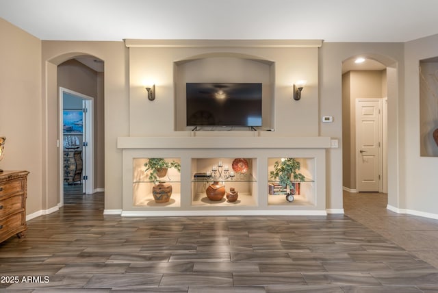 view of unfurnished living room