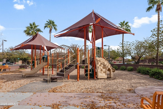 view of play area