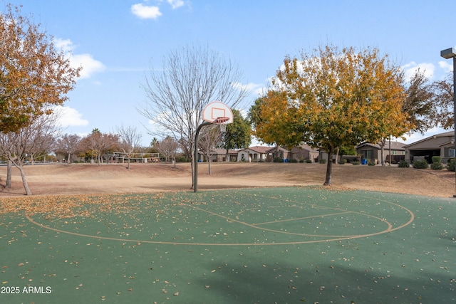 view of sport court