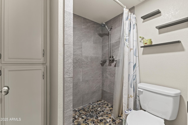 1927 E Hampton Ave Unit 204, Mesa, AZ 85204 - bathroom featuring a tile shower and toilet