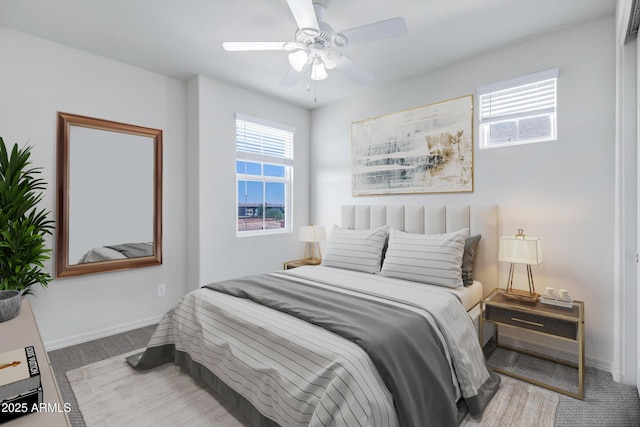 751 W Flintlock Way, Chandler, AZ 85286 - carpeted bedroom featuring baseboards and ceiling fan