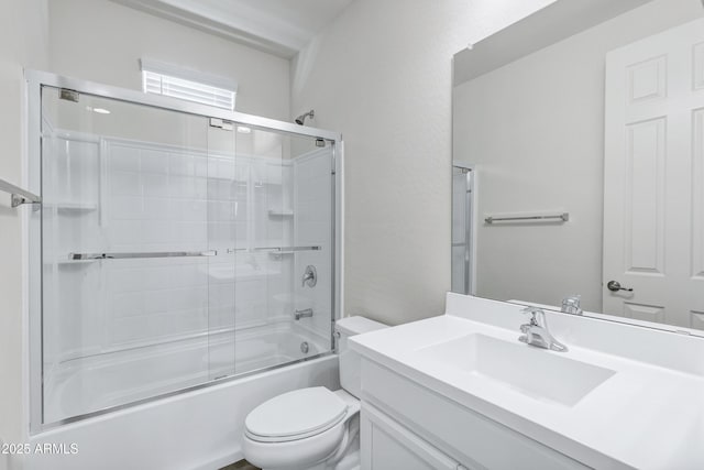 751 W Flintlock Way, Chandler, AZ 85286 - full bathroom featuring toilet, vanity, and combined bath / shower with glass door