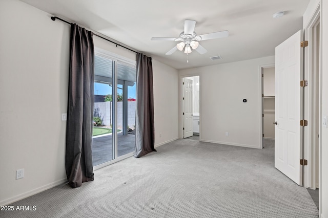 751 W Flintlock Way, Chandler, AZ 85286 - carpeted spare room with baseboards, a ceiling fan, and a smoke detector