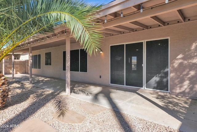 exterior space featuring a patio area