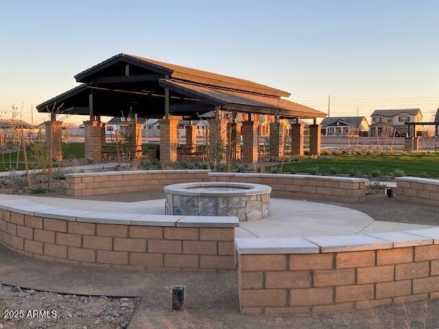 view of home's community featuring a patio