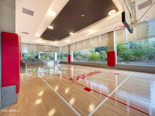 view of sport court with community basketball court