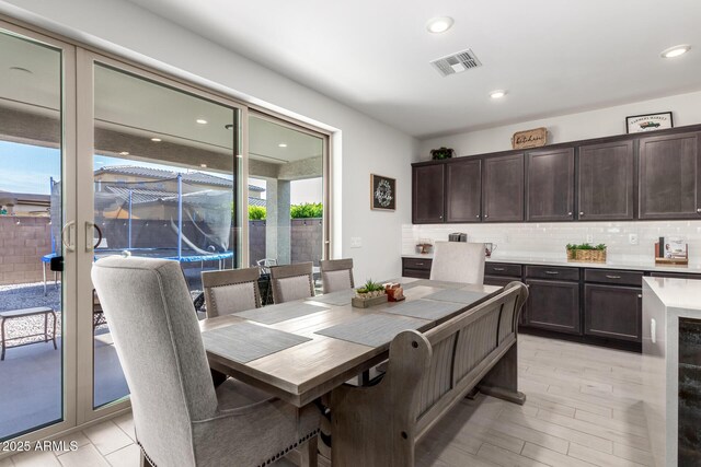 17311 W Seldon Ln, Waddell, AZ 85355 - dining room with recessed lighting and light wood-type flooring