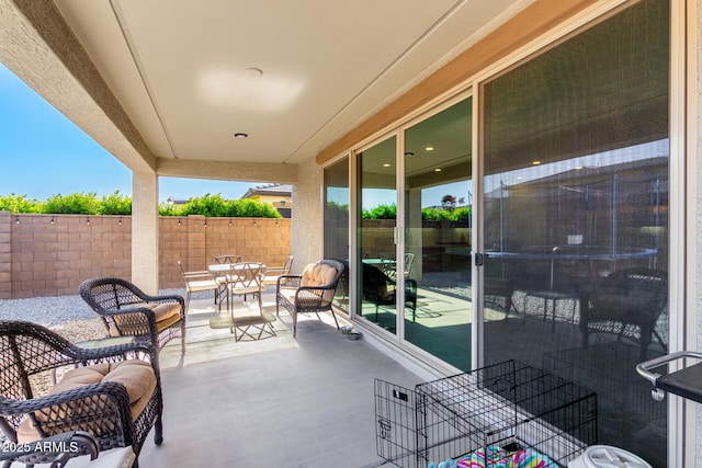 17311 W Seldon Ln, Waddell, AZ 85355 - view of patio featuring fence