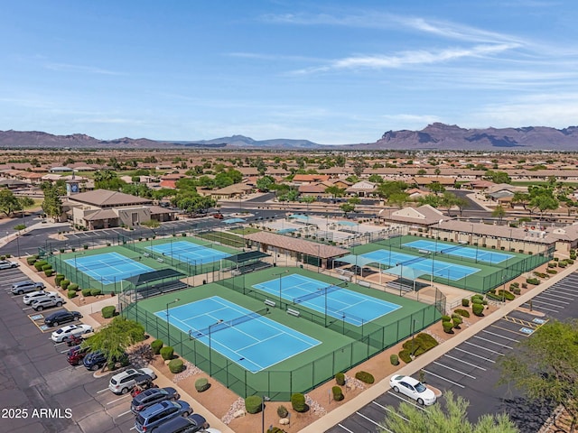11360 E Keats Ave Unit 20, Mesa, AZ 85209 - aerial view of residential area featuring a mountain backdrop